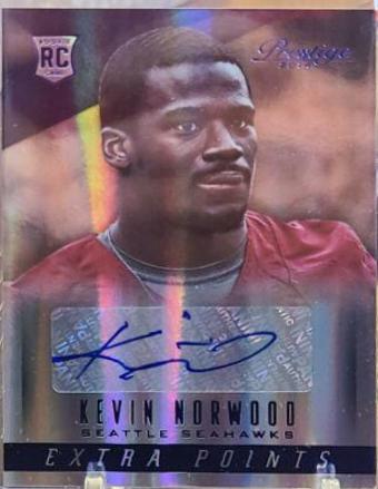 Kevin Norwood [Extra Points Blue Autograph] #240
