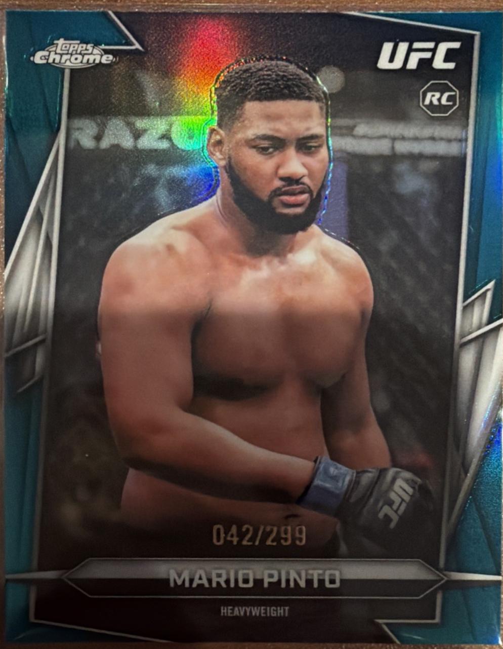 Mario Pinto [Teal Refractor] #31 Prices | 2026 Topps Chrome UFC | UFC Cards