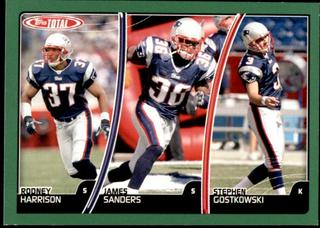 James Sanders, Rodney Harrison, Stephen Gostkowski
