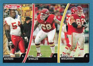 Brian Waters, Casey Wiegmann, Will Shields