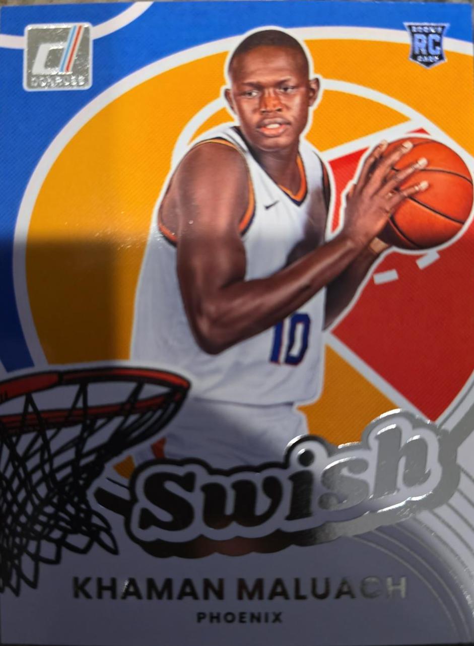 Khaman Maluach #1 2025 Panini Donruss Swish Basketball