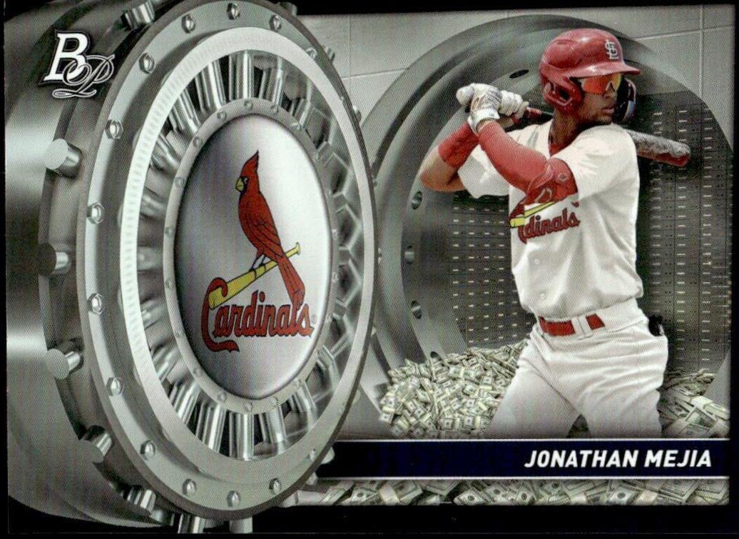 Jonathan Mejia #TV-12 Baseball Cards 2023 Bowman Platinum Treasures in the Vault