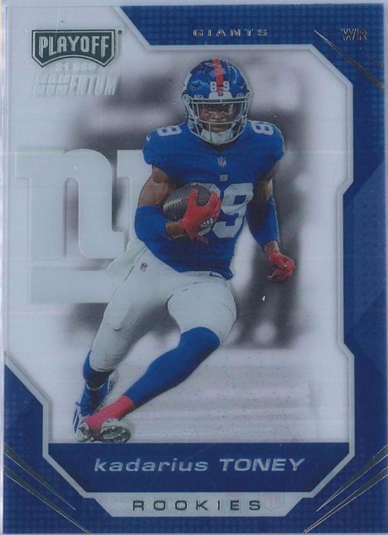Kadarius Toney #PMR-10 Football Cards 2021 Panini Chronicles Playoff Momentum Rookies