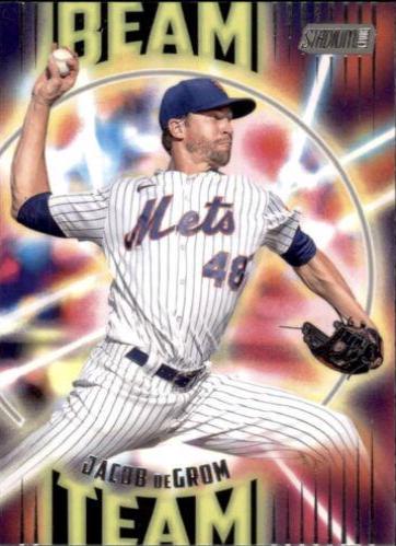 Jacob deGrom #BT-10 Baseball Cards 2022 Stadium Club Beam Team