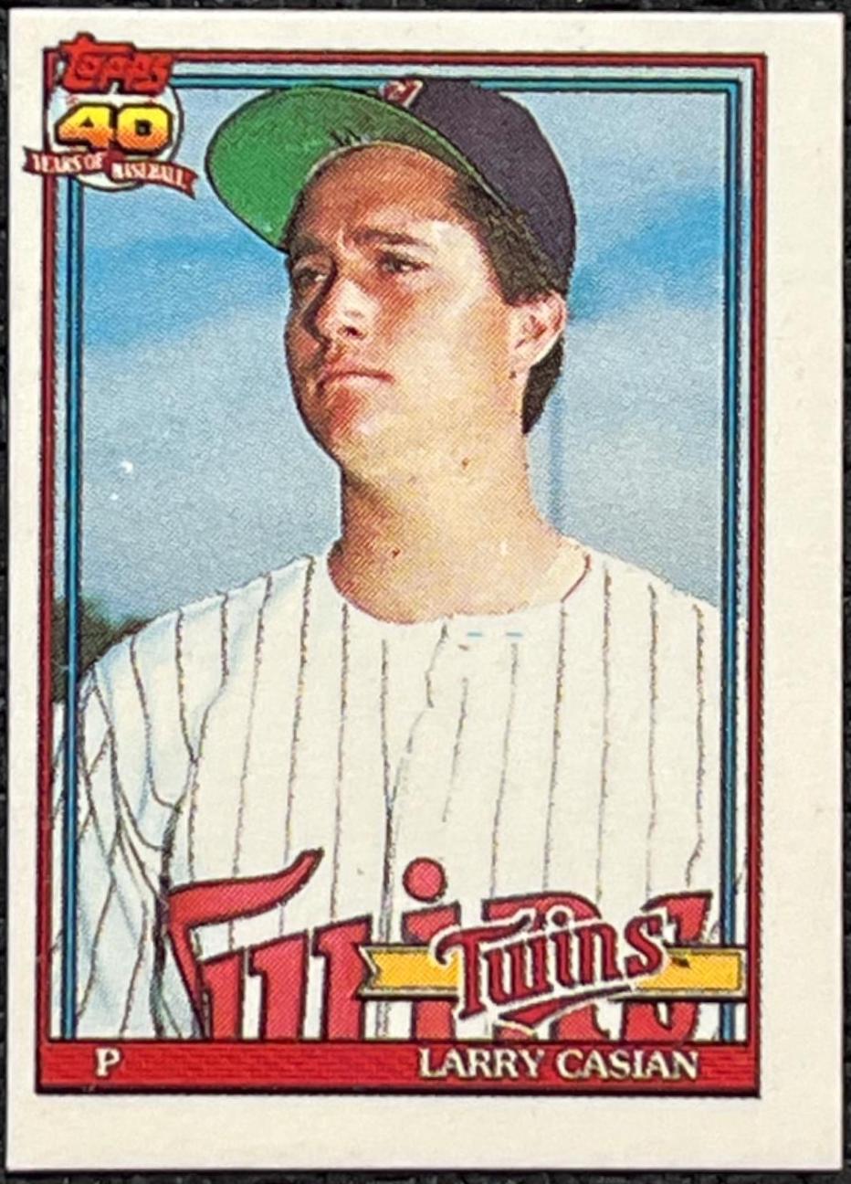 Larry Casian #374 Baseball Cards 1991 Topps Micro