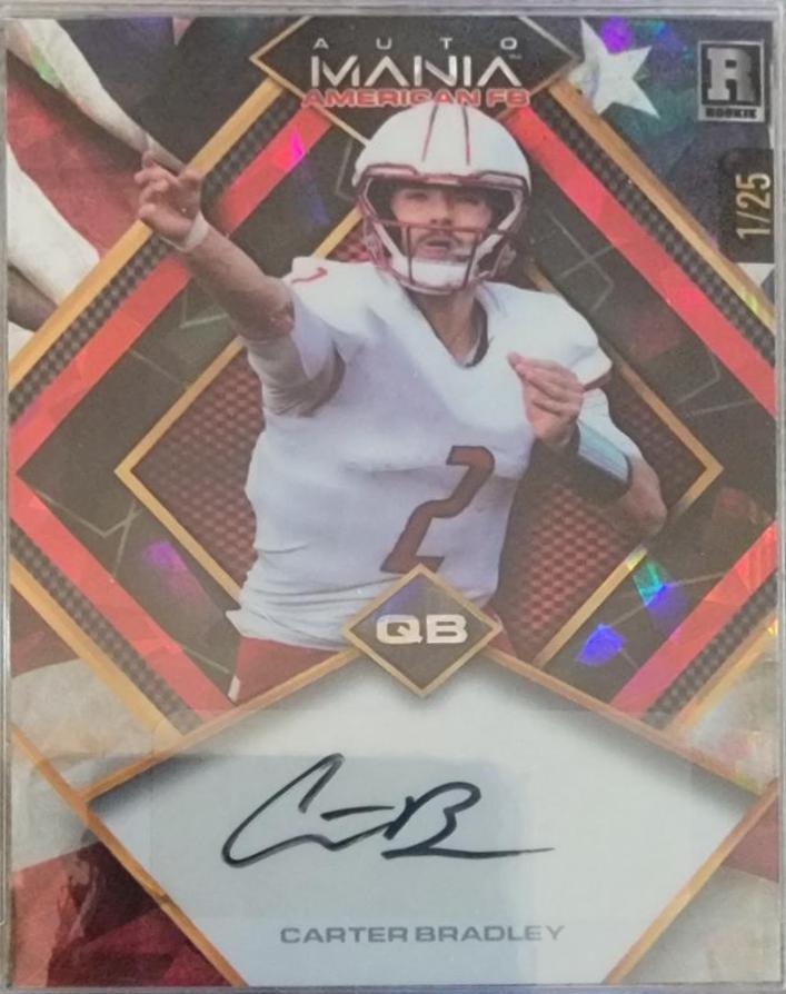 Carter Bradley #AMAD-CB 2024 Wild Card Automania Football