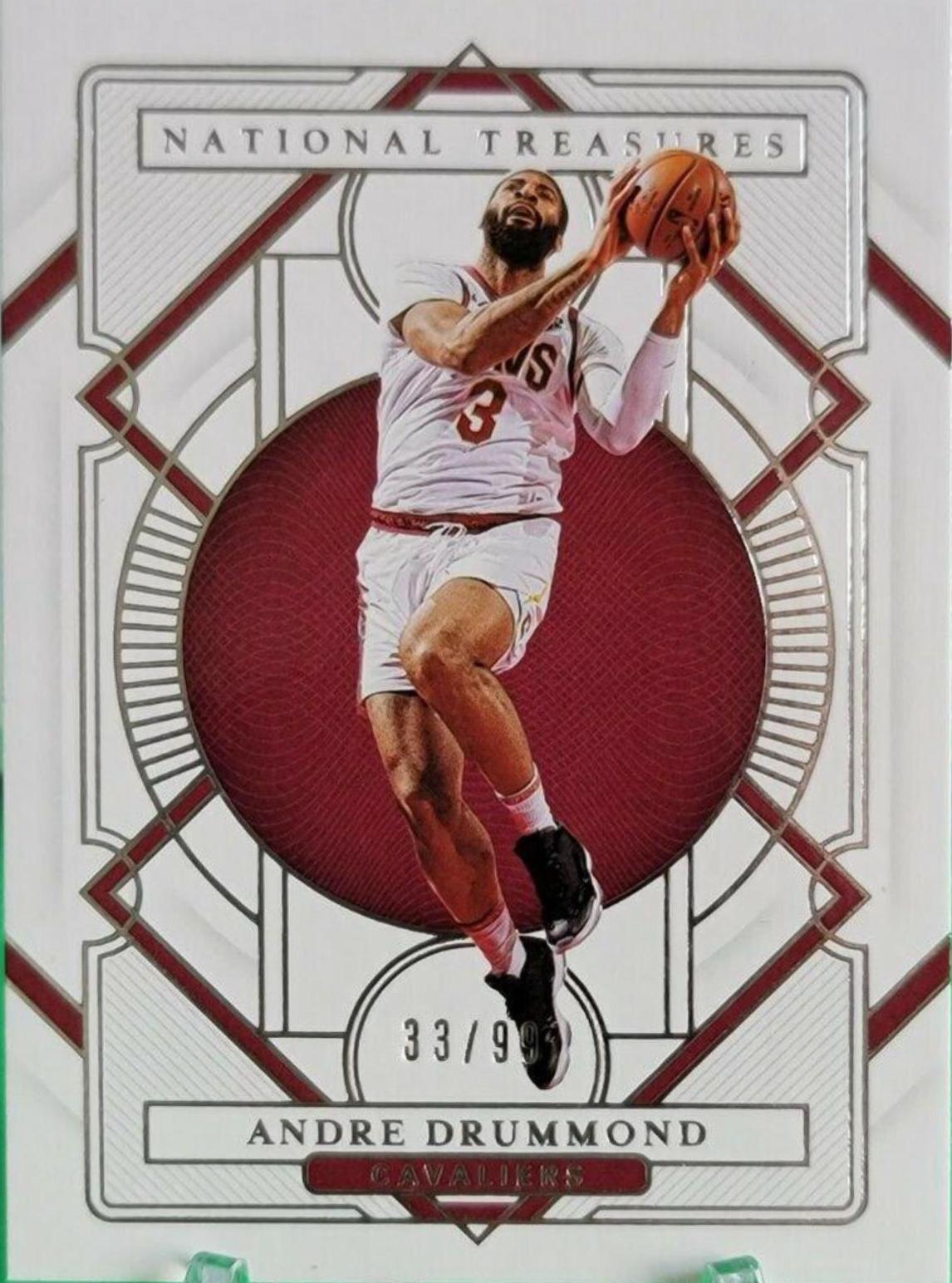 Andre Drummond #4 Basketball Cards 2020 Panini National Treasures
