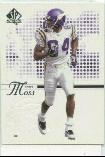 Randy Moss #77 Football Cards 2002 SP Authentic
