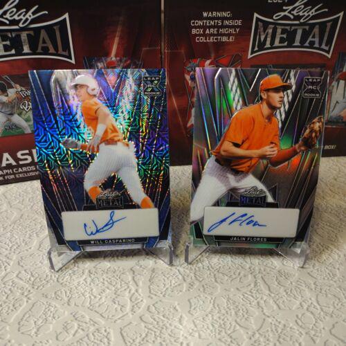 Will Gasparino #BA-WG1 2024 Leaf Metal Autograph Baseball