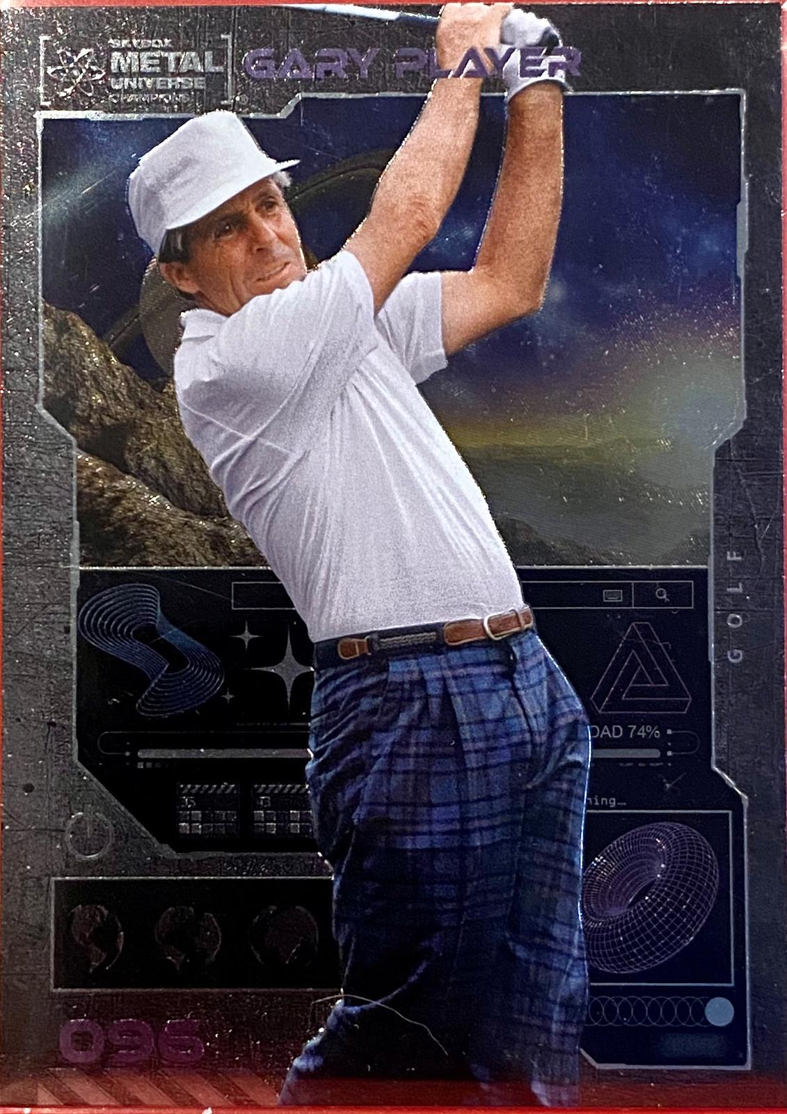 Gary Player #096 Basketball Cards 2023 SkyBox Metal Universe Champions
