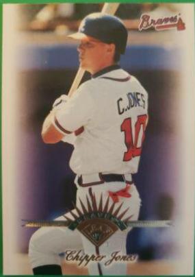 Chipper Jones #201 1997 Leaf Baseball