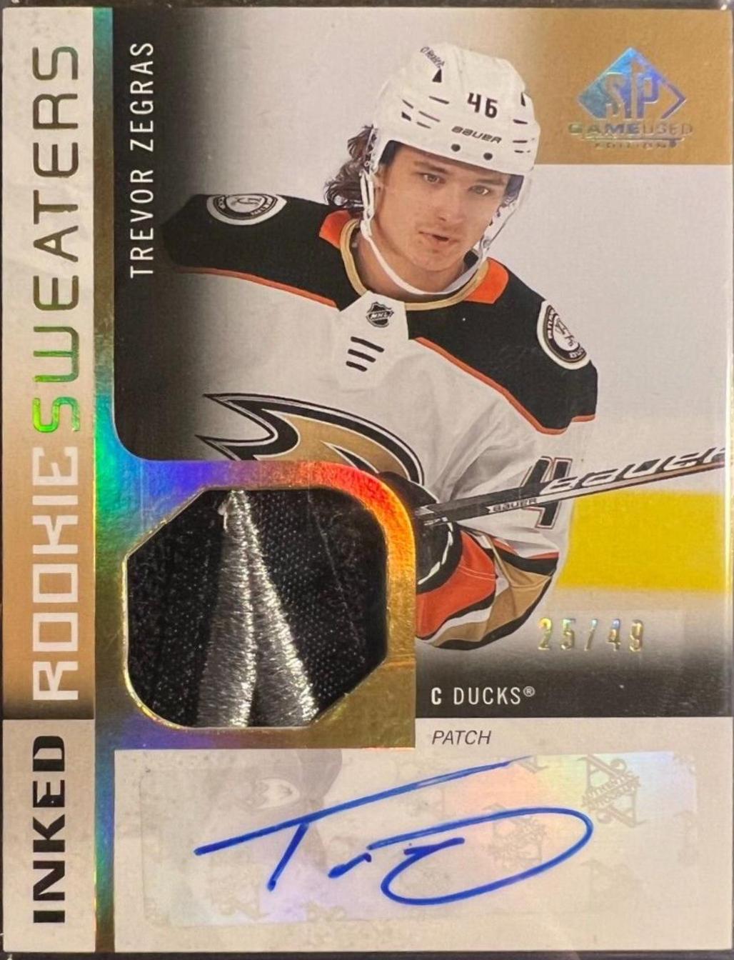 Trevor Zegras [Inked Patch Autograph] #RS-TZ