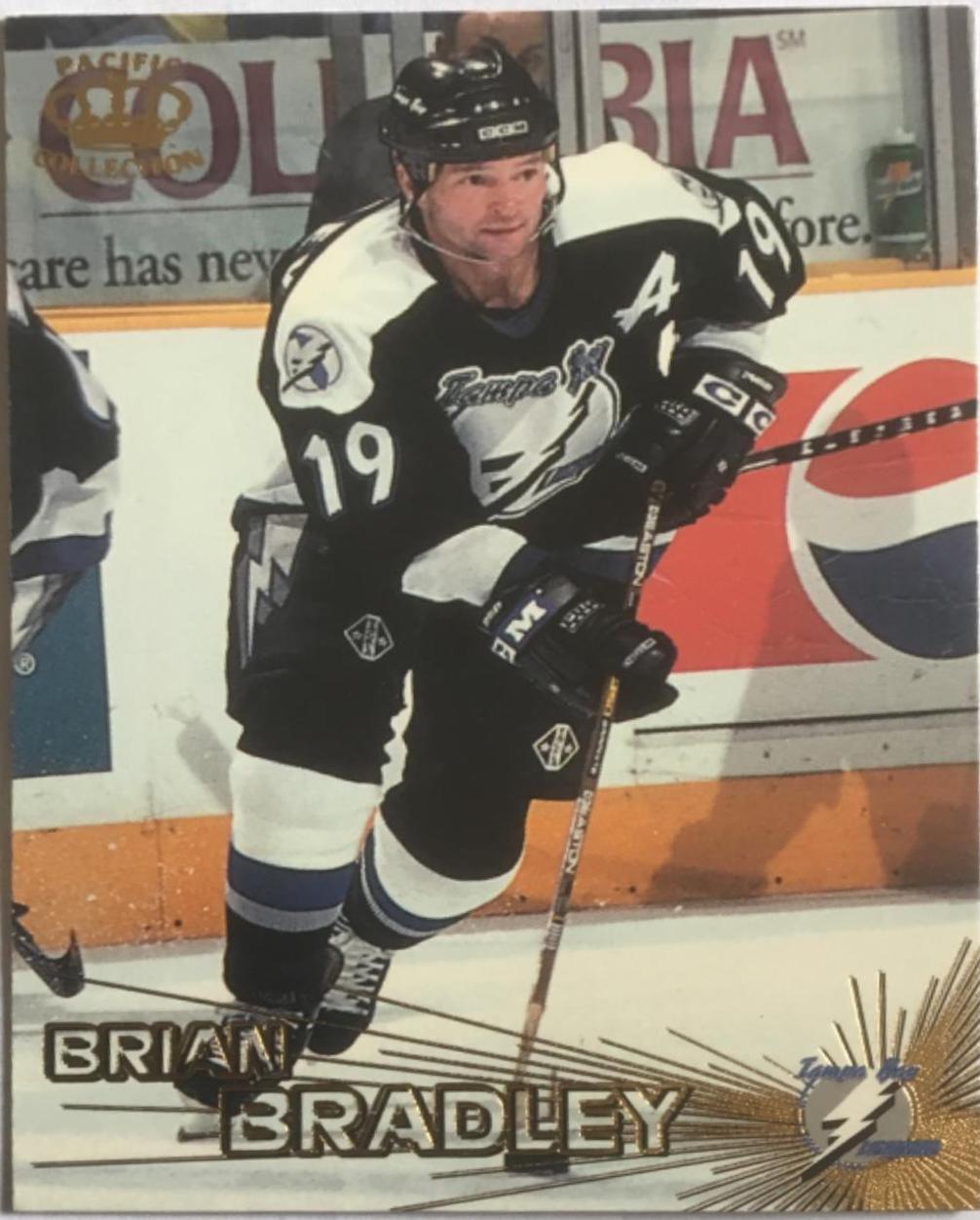 Brian Bradley #64 Hockey Cards 1997 Pacific Crown