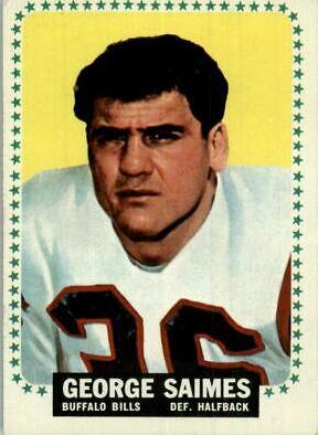 George Saimes #36 Football Cards 1964 Topps