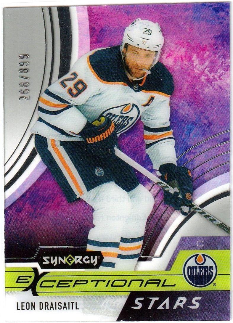 Leon Draisaitl #ES-LD Hockey Cards 2021 Upper Deck Synergy Exceptional Stars