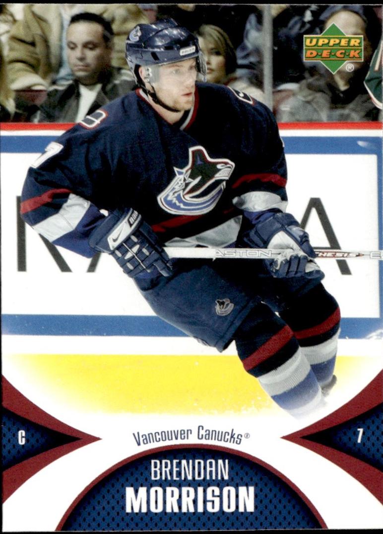 Brendan Morrison #98 2006 Upper Deck Ovation Hockey