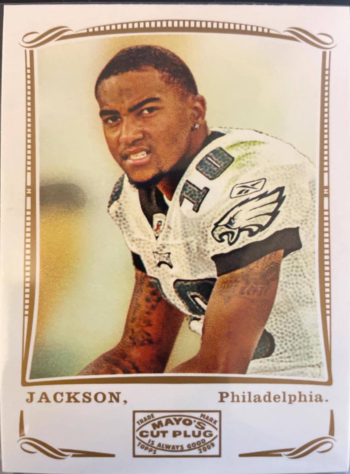 Desean Jackson #72 Football Cards 2009 Topps Mayo
