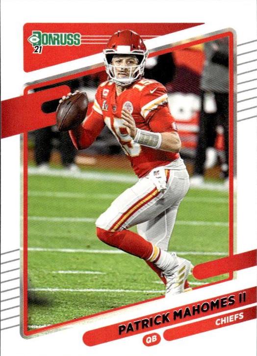 Patrick Mahomes II #116 Football Cards 2021 Panini Donruss