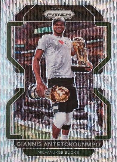 Giannis Antetokounmpo [Silver Wave] #1 Prices | 2021 Panini Prizm