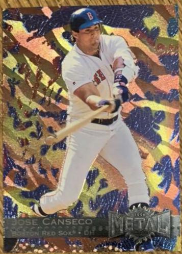 Jose Canseco #12 Baseball Cards 1996 Metal Universe