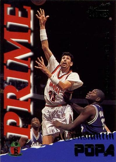 Constantin Popa #30 1995 Signature Rookies Prime Basketball