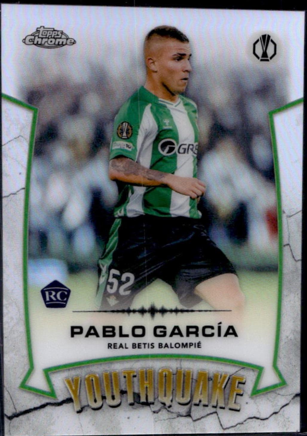 Pablo Garcia #YQ-7 2025 Topps Chrome UEFA Youthquake