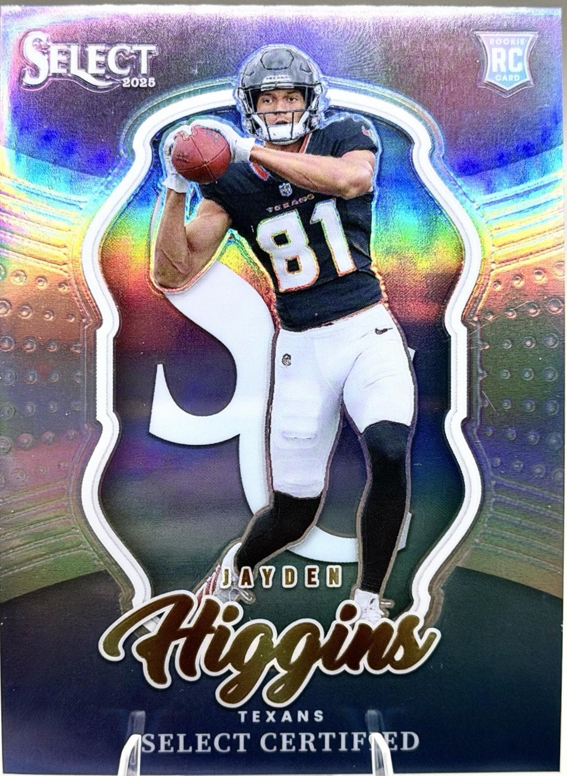 Jayden Higgins [Prizm] #19 Prices | 2025 Panini Select Certified