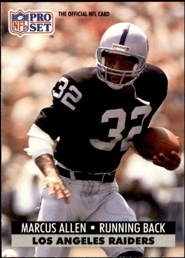 Marcus Allen #541 Football Cards 1991 Pro Set
