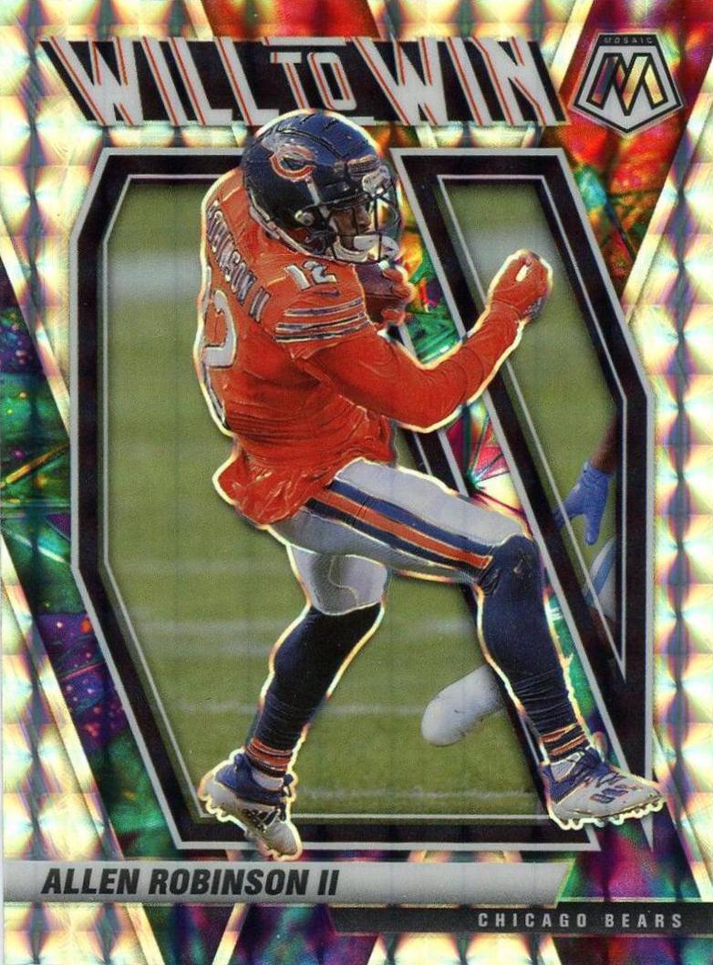 Allen Robinson II #WW-13 Football Cards 2021 Panini Mosaic Will to Win