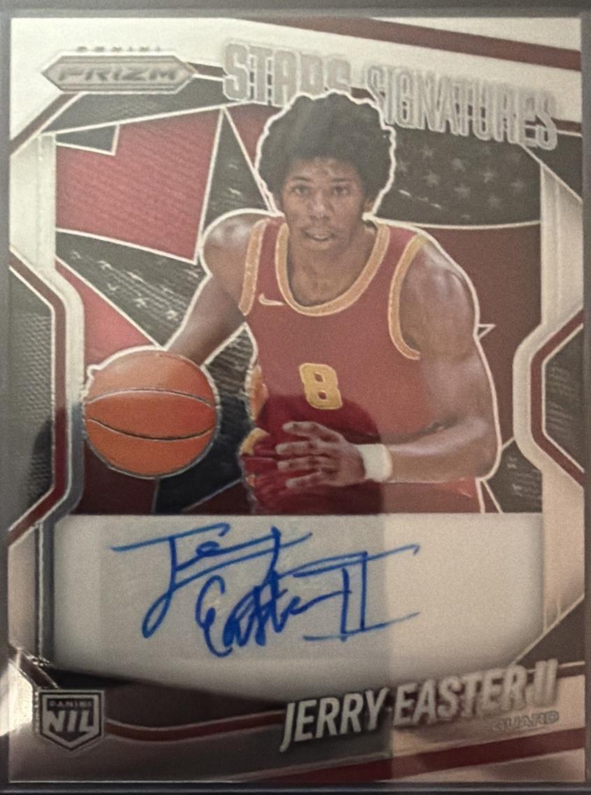Jerry Easter II #23 2025 Panini Prizm Stars Signatures Basketball