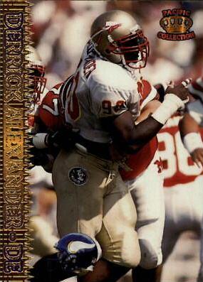 Derrick Alexander #129 Football Cards 1995 Pacific