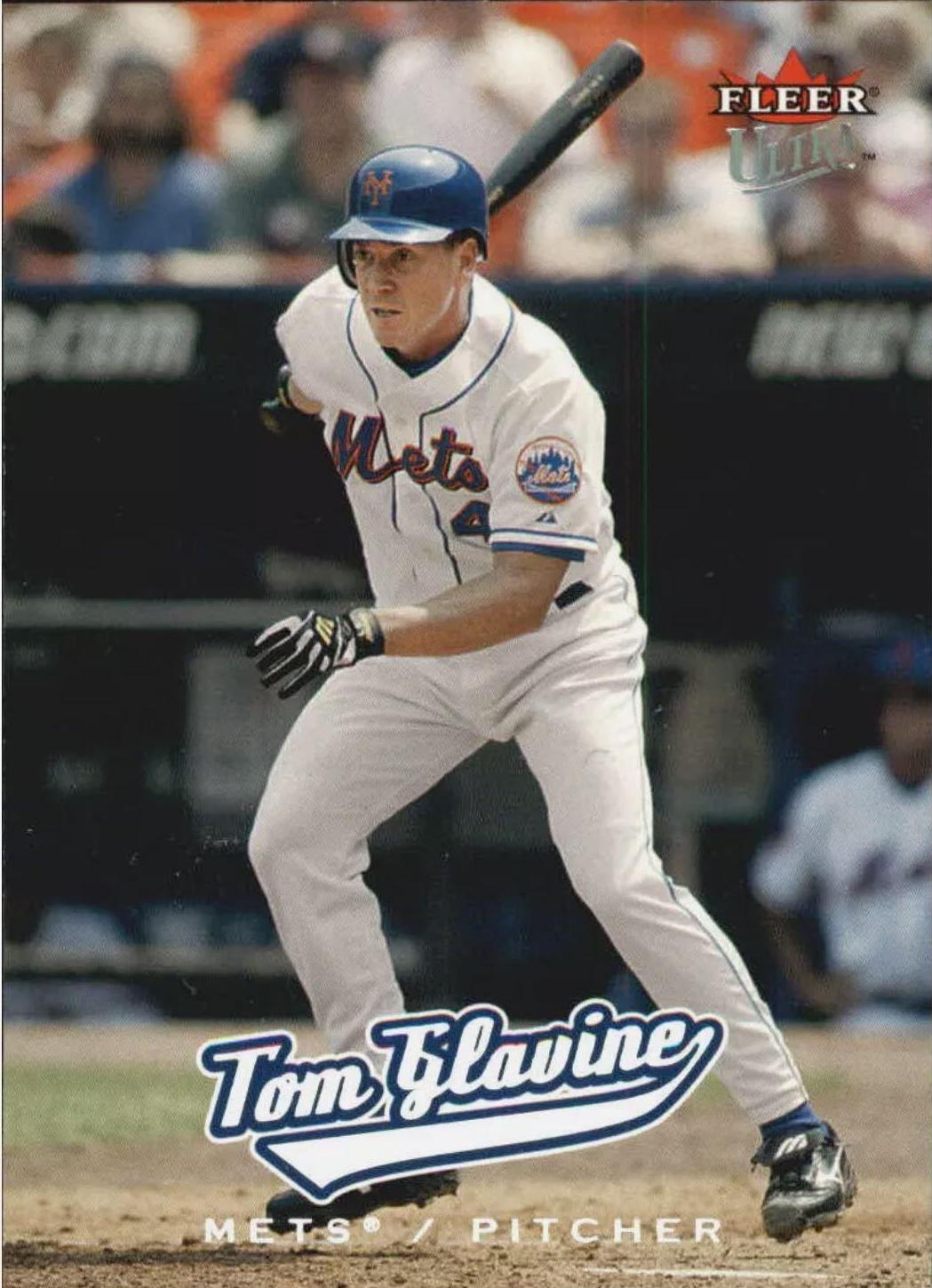 Tom Glavine #34 Baseball Cards 2005 Fleer Ultra