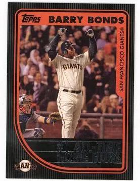 Barry Bonds #HRK Baseball Cards 2007 Topps Update & Highlights Barry Bonds 756