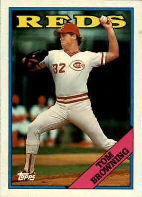 Tom Browning #577 Baseball Cards 1988 Topps