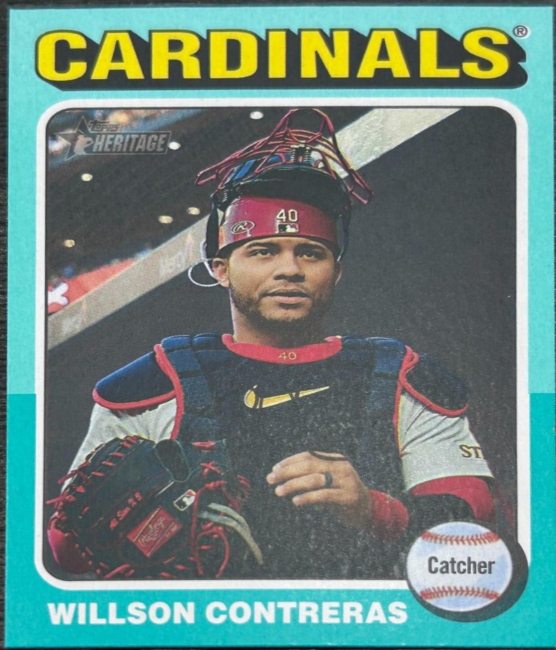 Willson Contreras #520 2024 Topps Heritage Baseball