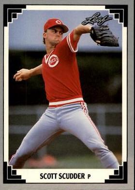 Scott Scudder #183 Baseball Cards 1991 Leaf