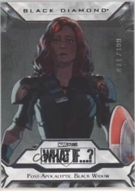Post-Apocalyptic Black Widow #BD48 Marvel 2023 Upper Deck What If Black Diamond