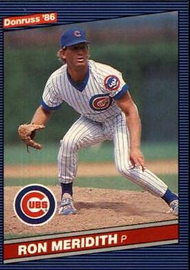 Ron Meridith #533 Baseball Cards 1986 Donruss
