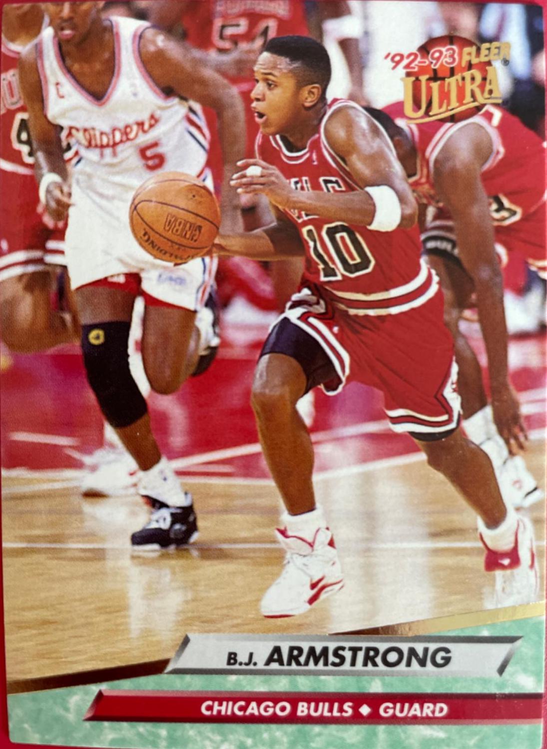 B.J. Armstrong #24 Basketball Cards 1992 Ultra