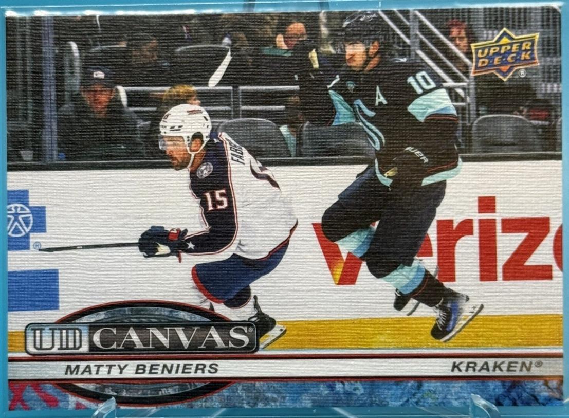 Matty Beniers #C-134 2025 Upper Deck Series 2 UD Canvas Hockey