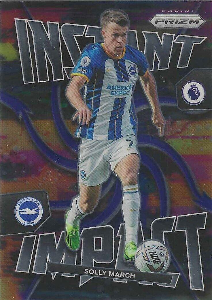 Solly March #29 Soccer Cards 2022 Panini Prizm Premier League Instant Impact