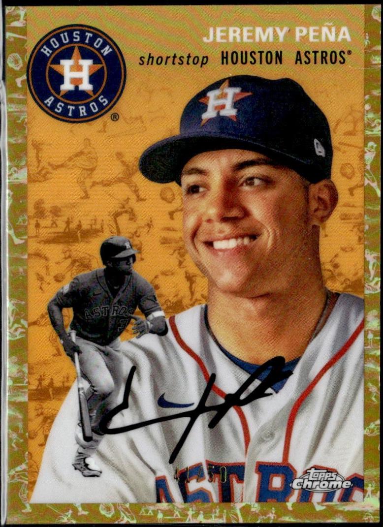 Jeremy Pena [Cream Gold Refractor] #243