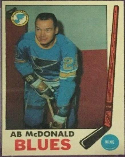 AB McDonald #18 Hockey Cards 1969 O-Pee-Chee