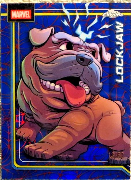 Lockjaw Spider-Web Red/Blue Refractor