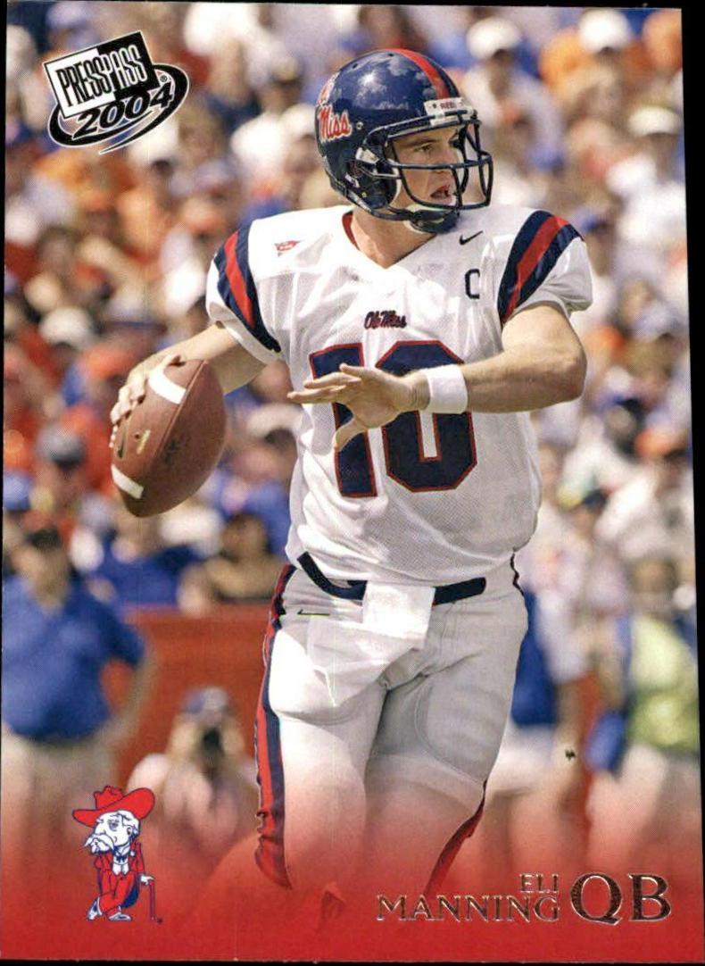 Eli Manning #45 Football Cards 2004 Press Pass