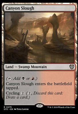 Canyon Slough (Magic Outlaws of Thunder Junction Commander)