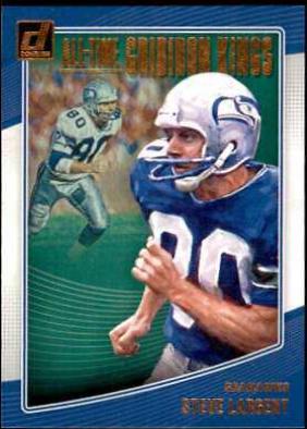 Steve Largent Football Cards 2018 Donruss All-Time Gridiron Kings