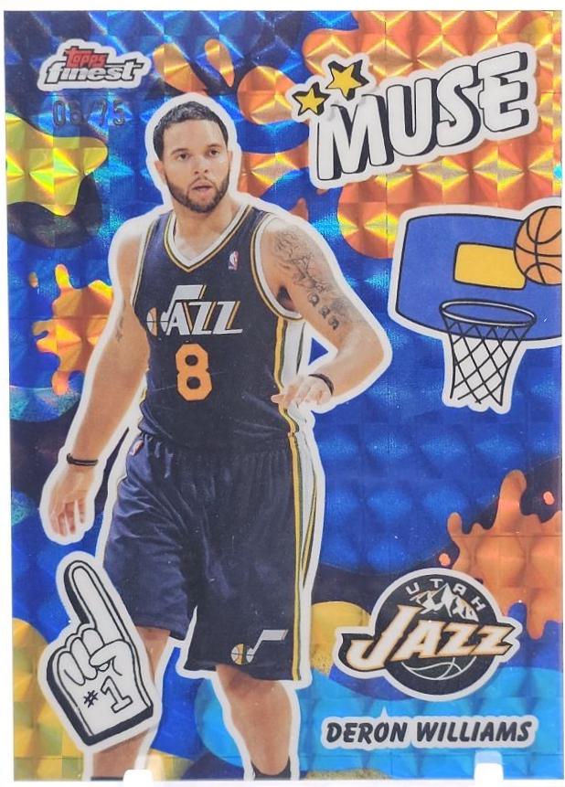 Deron Williams [Blue Geometric Refractor] #M-24