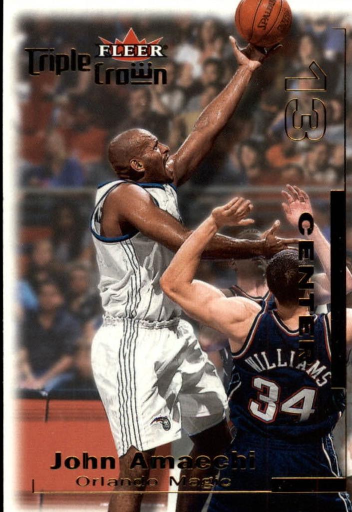 John Amaechi #223 2000-01 Fleer Triple Crown Basketball