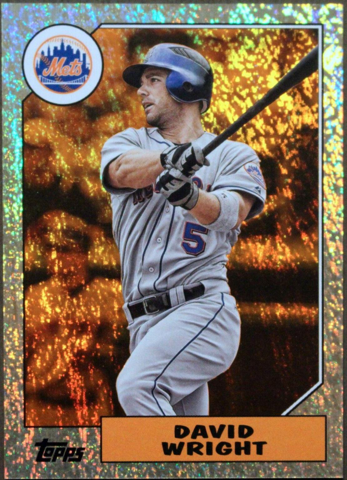 David Wright [Orange Hot Foil] #234